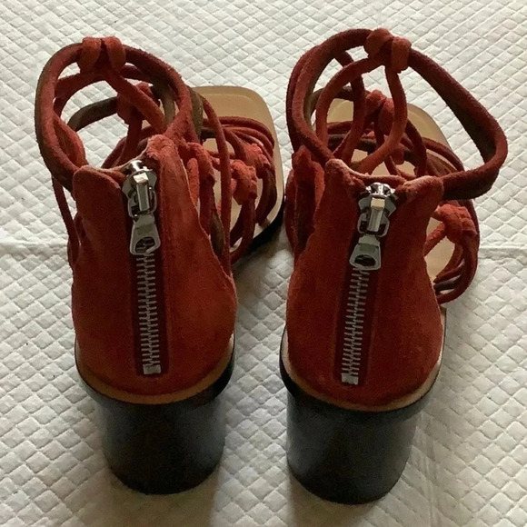 rag & bone Camille sandals Terracotta size 6 - Picture 7 of 16
